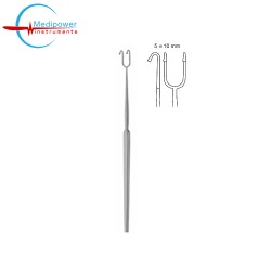 Fomon Alar Retractor,17cm, Ball Tips, (5×10 mm)