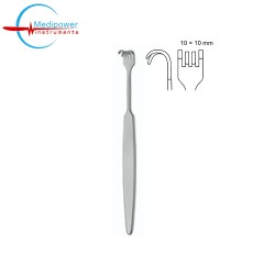 Cottle Retractor With 4 Prong Blunt,15cm, (10×10mm)