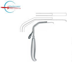 Walter Retractor Fiber Optic illumination, 18.5cm