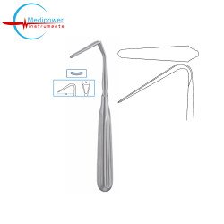Aufricht Nasal Retractor, 18cm, Blade Length,( a = 45mm) Wide,( b = 7/10mm)