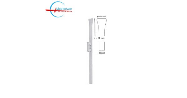 Rubin Nasal Osteotome,18cm, Fishtail, (a = 14mm) Medipower Instruments