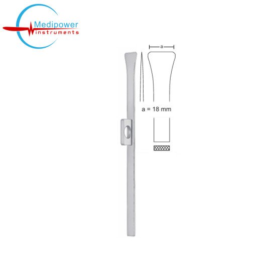 Rubin Nasal Osteotome,18cm, Fishtail, (a = 18mm)