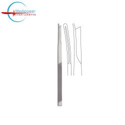 Silver Osteotomes, For Right Side,18cm, (5.0mm)