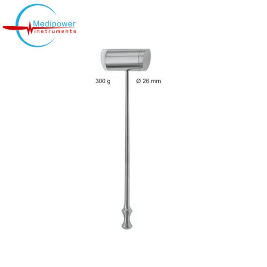 Quillen Metal Hammer, 24cm, Diameter, (Ø 26mm)