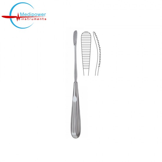 Aufricht Nasal Rasps, 21cm, Down