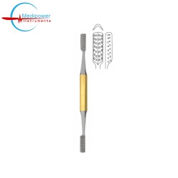 Obwegeser Nasal Rasps Bone Splinters Double Ended,19.5 cm, Semi Fine