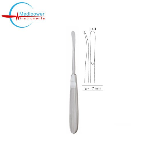 Obwegeser Periosteal Elevator/Raspatory, 17.5cm,Sharp, (7mm) 