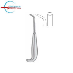 Hargis Raspatory,19cm, Angled, (9mm)