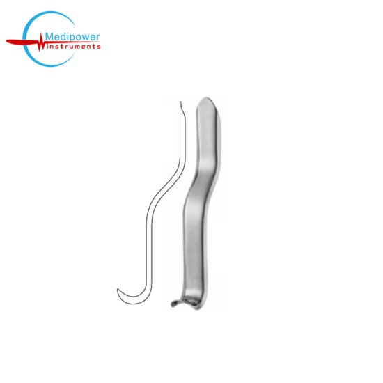 Univ. Minnesota Cawood Cheek Retractor With Tongue Depressor, 15.5cm