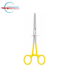 Yellow Handle Straight Artery Forceps 6" | Healthcare Instruments